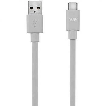 Kit Cargador de Pared 2.4A + Cable Micro USB 1m Negro y Cable USB-C a USB A 1m Blanco Antienredos
