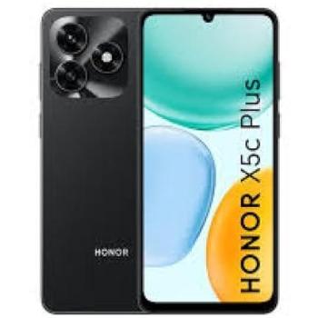 Smartphone Honor X5C Plus 4GB RAM 128GB Dual SIM 4G Negro 6.74 Batería 5260mAh IP54 MagicOS 9.0