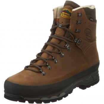 Botas de montaña Meindl Island MFS Active marrón para hombre, con sistema de amortiguación MFS, impermeables, suela Vibram, soporte para el tobillo y diseño ergonómico