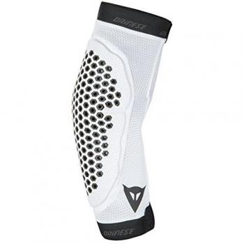 Dainese Soft Skins Elbow Guard Ski Caps, Blanco/Negro, M