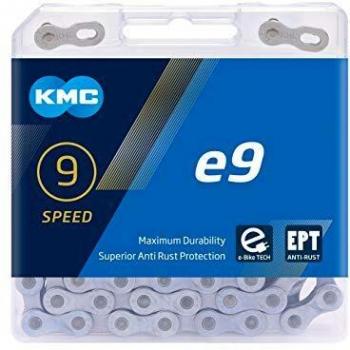 KMC Unisex's E9 Ept Chain, Dark Silver, 136 Link