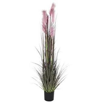 Planta Decorativa DKD Home Decor Rosa Tela Acero Plástico PVC (40 x 40 x 180 cm)