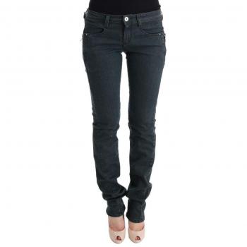Costume National C'N'C Gray Cotton Superslim Denim Jeans, Slim-fit, Female, Size W26