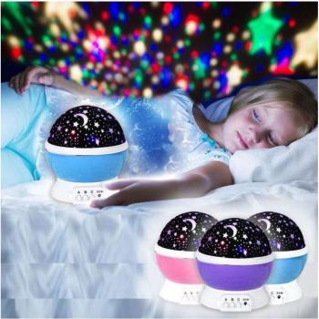 Lámpara Proyector Estelar LED Efecto Cielo Nocturno 5V