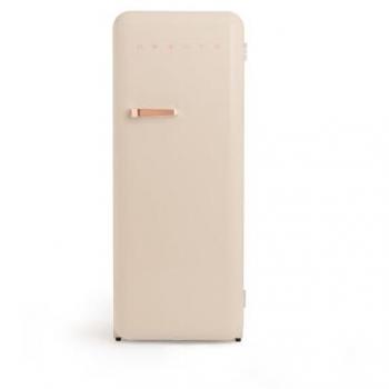 Frigorífico Retro Beige 1.5m 281L D Bajo Consumo Compartimentado con Botellero y Regulador de Temperatura