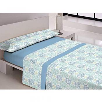 Libela Calidad al Mejor Precio, 50Percent_algodón, Azul, Cama 105 cm