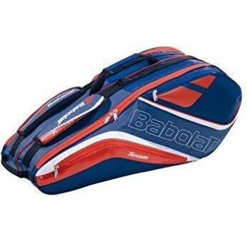 BABOLAT RH X8 Bad Team Line Raquetero, Adultos Unisex, Bleu Marine/Rouge