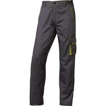 Delta plus - Pantalon panostyle poliester algodón gris/verde talla xxxl