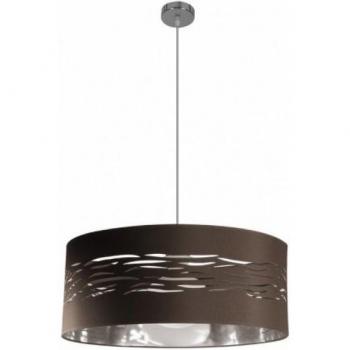 Colgante Niebla 1xe27 Cromo/Marrón-Plata Regx50x50 Cm
