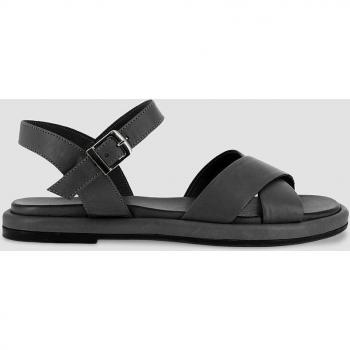 Sandalias Marea Blogger - Sandalias de mujer con tiras cruzadas en negro.