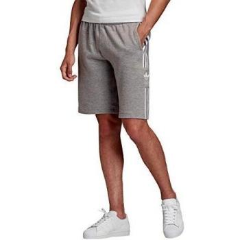 adidas Lockup LNG Shrt Pantalones Cortos de Deporte, Hombre, Medium Grey Heather, L