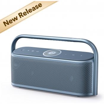 Soundcore Motion X600 Altavoz Inalámbrico Portátil con Audio Espacial Azul, 50 W, Bluetooth, diseño portátil y resistente al agua