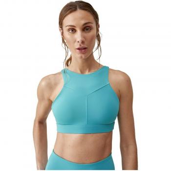 Top de mujer Star Born Living Yoga - Medium Support, color azul
