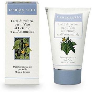 L 'erbolario Hamamelis y leche limpiadora de pepinos, 1er Pack
