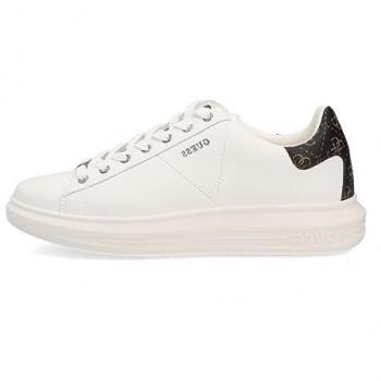 Guess Vibo Mixed-Leather Sneakers for Men