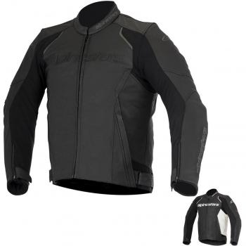 Motocicleta Alpinestars Devon Chaqueta de piel – Blanco y Negro UK