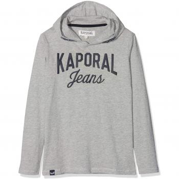 Kaporal Mikal, Top de Manga Larga para Niños, Gris