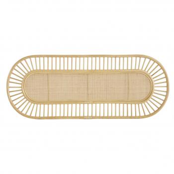 Cabecero de cama de ratán natural y mimbre 165 cm BOW