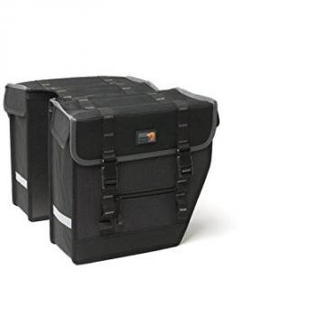 Alforjas Superior Midi New Looxs, Color Negro, Capacidad 27 Litros