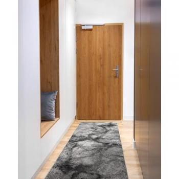 RUGSX Alfombra de Pasillo Silver Marble, mármol, moderna, gris, 120x220 cm