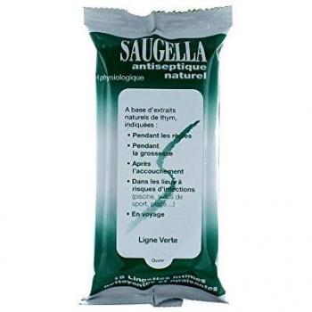 Rottapharm Saugella lingettes intimes antiseptiques x15 lingettes