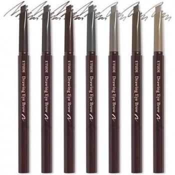 ETUDE Drawing Eye Brow Lápiz Para Cejas Con Cepillo Tono #2 Gray Brown 0,25 G