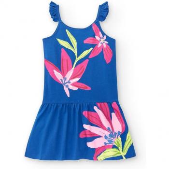 Tuc Tuc - Vestido de niña con volantes y estampado floral Acid Bloom