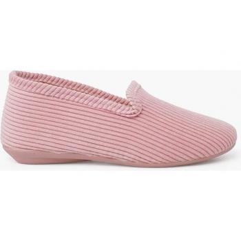 Zapatillas de casa cerradas de niña tipo kung-fu de pana