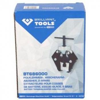 Extractor de brazo limpiaparabrisas Brilliant Tools BT686000, 2-ramen, para desenganchar y retirar brazos de limpiaparabrisas con facilidad