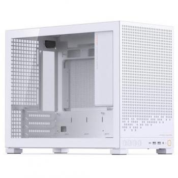 Gabinete Jonsbo D32 PRO Mini-Torre mATX/ITX Blanco con Vidrio Templado y Refrigeración Líquida de 240