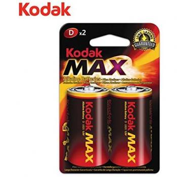 PILA KODAK ALKALINA LR20 (BLISTER 2 PILAS)