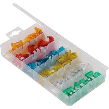 Silverline 380682 - Juego de fusibles para coche, 120 pzas