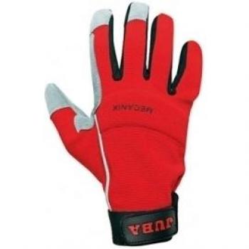 GUANTE MECANIX PIEL SINTSPANDEX ROJO T8