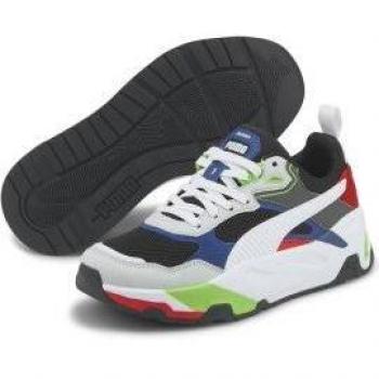 Zapatillas Puma Trinity Jr para Mujer en Piel - Blanco y Negro