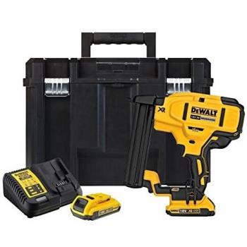 Grapadora DeWALT 18V XR Brushless 2x2,0Ah con maletín TSTAK - Modelo DCN681D2