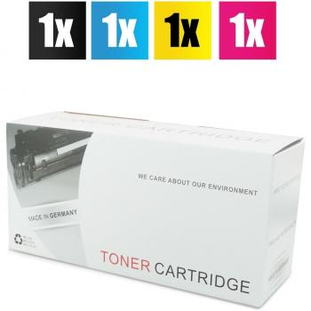 4x Alternativ Toner Set für DELL C1660 Dell C 1660 w ersetzt Dell Orginal 593-11128 593-11129 593-11130 593-11131