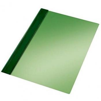Esselte Carpeta dossier fastener, Plástico, A4, Sin tarjetero, Pack de 50, Verde, Modelo 132/1, 13205