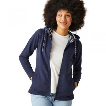 Regatta Women's Bayletta Navy Blue Fleece Full Zip Hoodie
