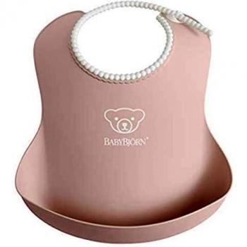 Babero BabyBjörn en Color Rosa Pastel