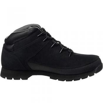 Botas Timberland Euro Sprint Mid Lace Up Boot Hombre Negro, características: diseño de caña media, cierre con cordones, material resistente al agua, suela de goma antideslizante, plantilla acolchada para mayor comodidad, color negro