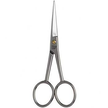 Vitry Shiny Stainless Steel Mustache Scissors, 14 cm