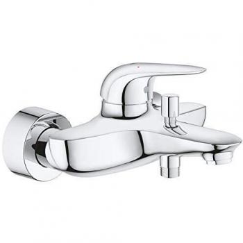Mezclador Monocomando para Baño y Ducha Grohe Wave Cromo Starlight 32286001