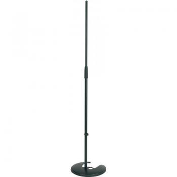 K&M 26045 Stackable Microphone Stand, Adjustable Height 34.25-62, Color: Black