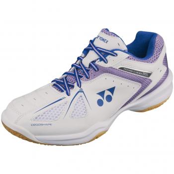YONEX - Zapatos de bádminton para Mujer, Mujer, YBL06, White/Lavender, Size UK 6