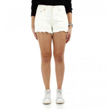 LEVIS 501 SHORT 32357 WHITE PANTALONES CORTOS Mujer WHITE 28