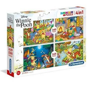 Clementoni 20 2 Puzzles 60 Piezas Winnie The Pooh, Multicolor
