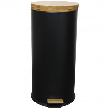 Cubo para la Basura Kitchen Move Negro Mate 30 L