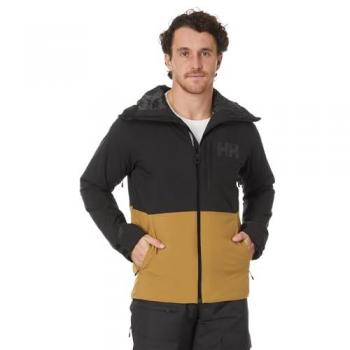 Helly Hansen Men's Powderface Jacket - Medium, Lynx Color, Waterproof and Insulated