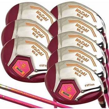 Japón Wazaki wl-iis 4-SW acero Mx Lady híbrida hierros Golf Club Set + Funda