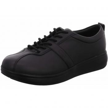 Zapatos Joya Emma W - Comodidad Diaria y Diseño Urbano - Piel Auténtica - Ajuste en Cordones - Color Negro (37 2/3)